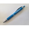 Blue Bright Soft Touch Diamond Stylus Pen with Inscription